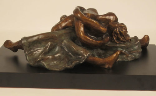 After Dancing - - bronze sculpture by Fred Gelb