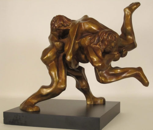 The Marriage Vow - bronze sculpture by Fred Gelb