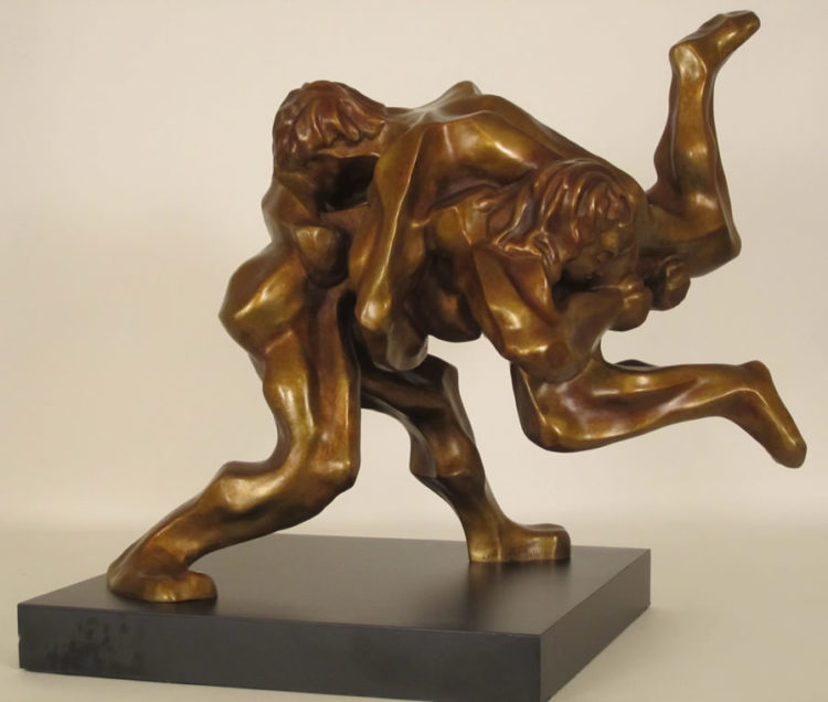 The Marriage Vow - bronze sculpture by Fred Gelb