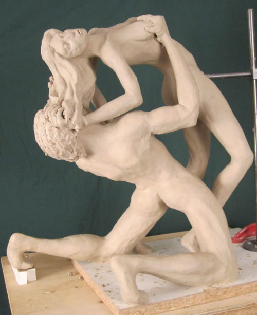 The Naked Hand - sculpture by Fred Gelb